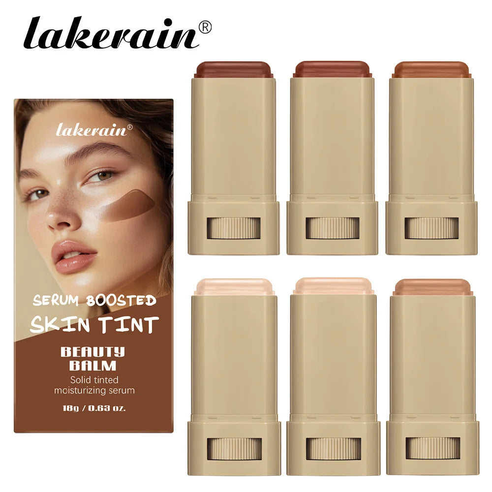 Skin Tint Foundation Stick Moisturizing & Non-Sticky Concealer Base