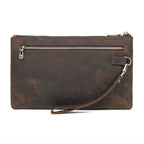 Cool Fashion Leather Clutch Wallet for Evening Party Zippered Large Purse - VacationGrabs
