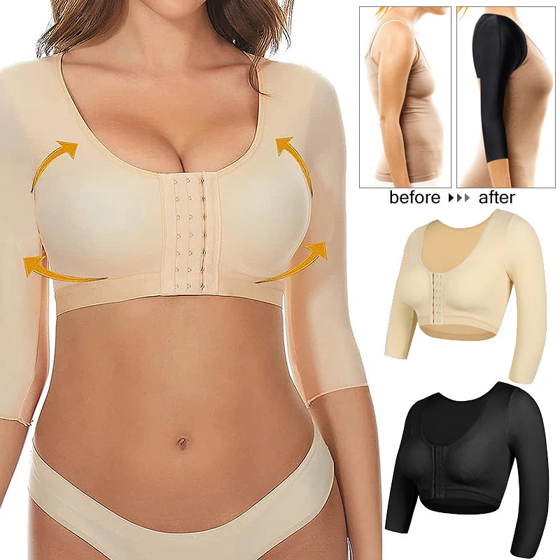 Post-Surgery Arm Compression Sleeve Shapewear Bra