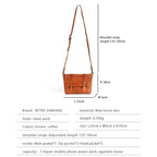 Handmade Women’s Leather Crossbody Bag for Travel - VacationGrabs