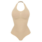 Halter Neck Bodysuit Shapewear - Backless Tummy Control