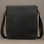 High-Quality Men's Leather Shoulder Bag – Vintage Crossbody - VacationGrabs