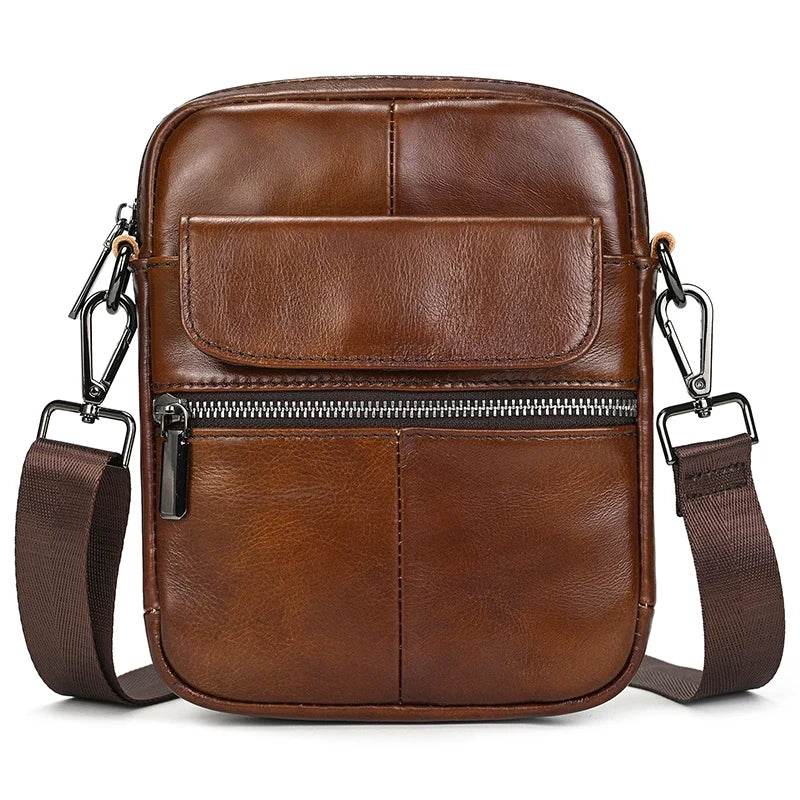 Genuine Leather Phone Crossbody Bag - VacationGrabs