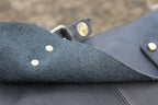 VacationGrabs Mochila de viaje de cuero genuino para hombre