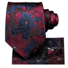 Multicolor Paisley 100% Silk Tie Sets for Men - VacationGrabs