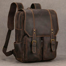 Fashion Crocodile Leather Men’s Backpack Casual Travel Bag - VacationGrabs