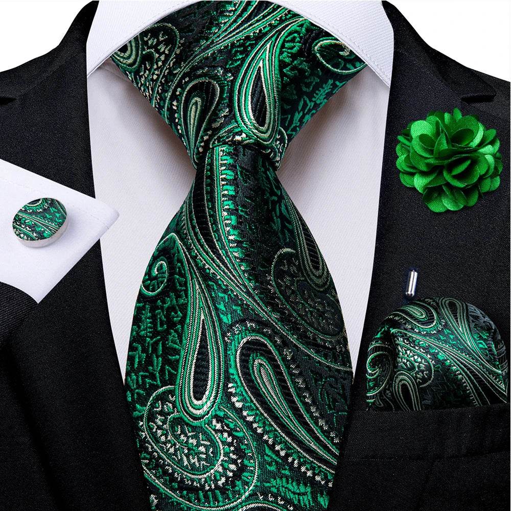 Silk Tie Sets for Men - Daring Patterns - VacationGrabs