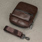 Casual Cowhide Men’s Crossbody Small Shoulder Bag for Phones - VacationGrabs