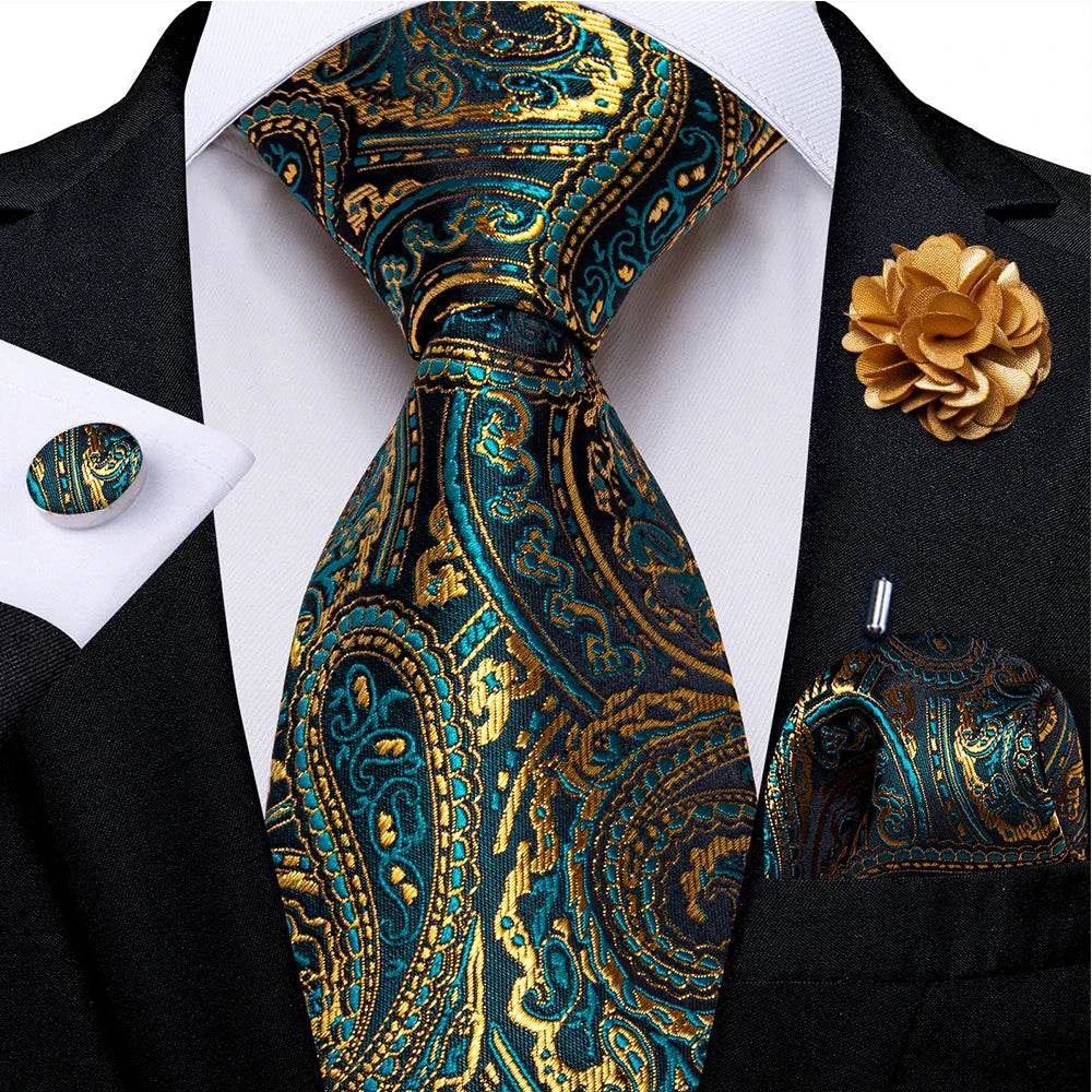 Silk Tie Sets for Men - Daring Patterns - VacationGrabs