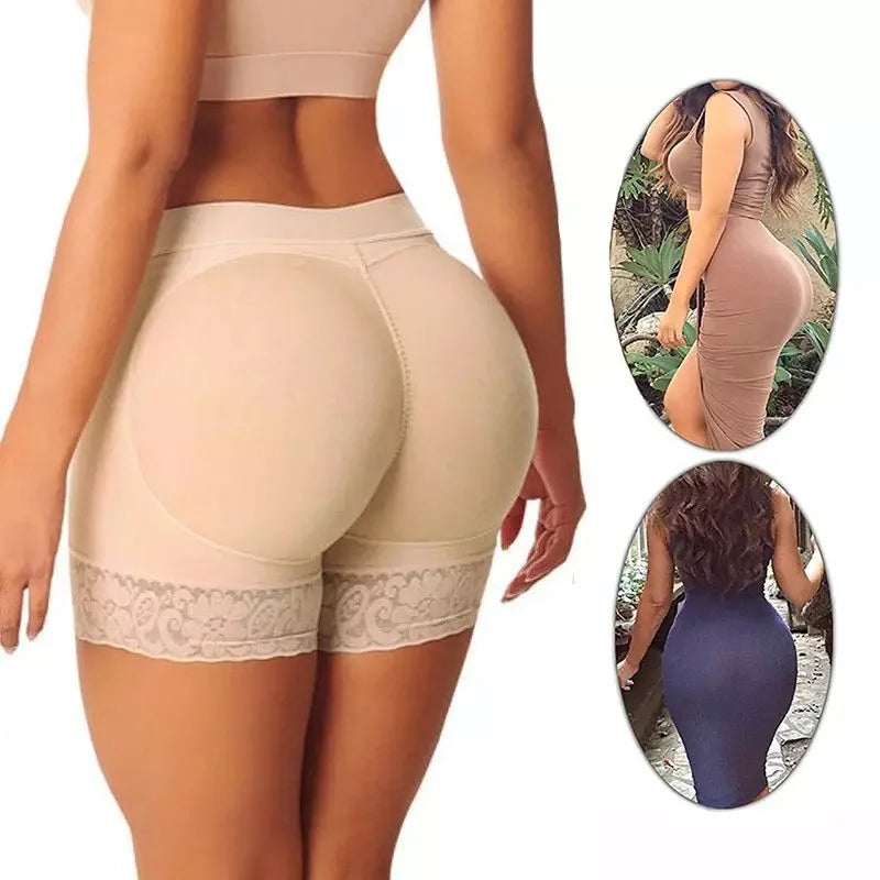 Women's High-Waist Padded Hip Shaper Control Panties
