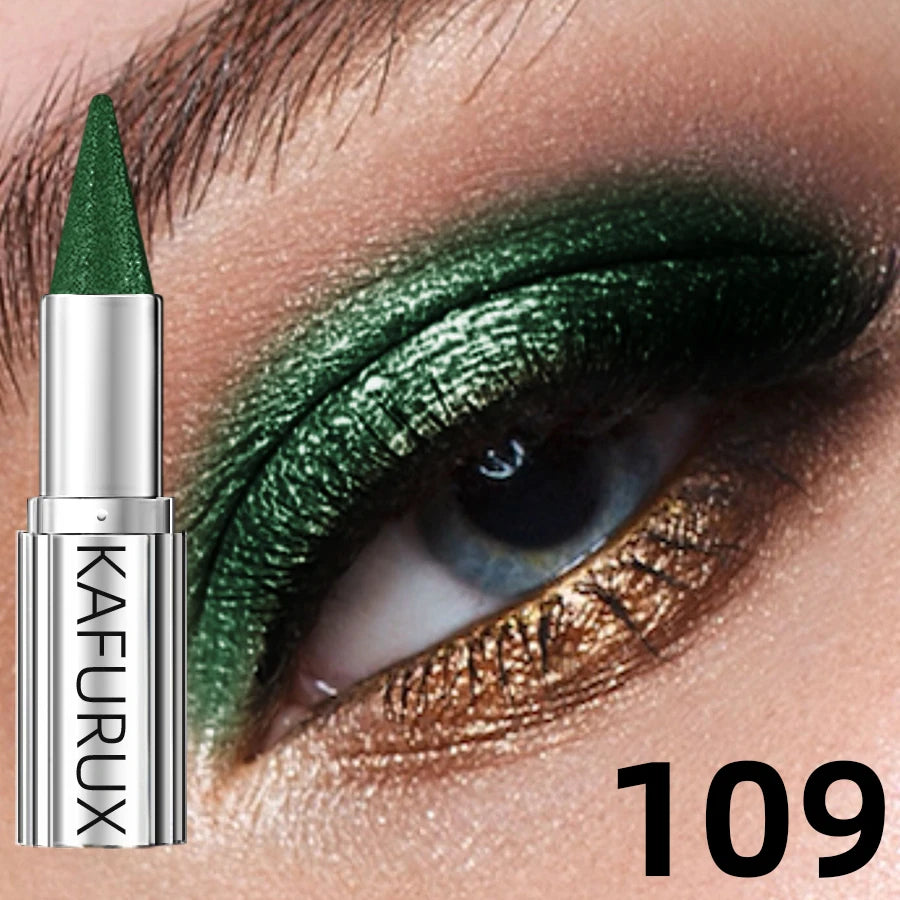 Waterproof Metallic Eyeshadow Pencil - 12 Shimmer Colors