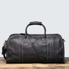 Men's Luxury Leather Travel Bag – Soft Cowhide Duffel Weekend - VacationGrabs