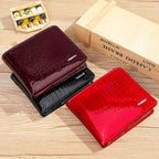 Designer Leather Wallet for Women Coins & Cards Evening Clutch - VacationGrabs