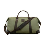 Canvas & Leather Travel Bag for Men Large Shoulder Weekender Bag - VacationGrabs