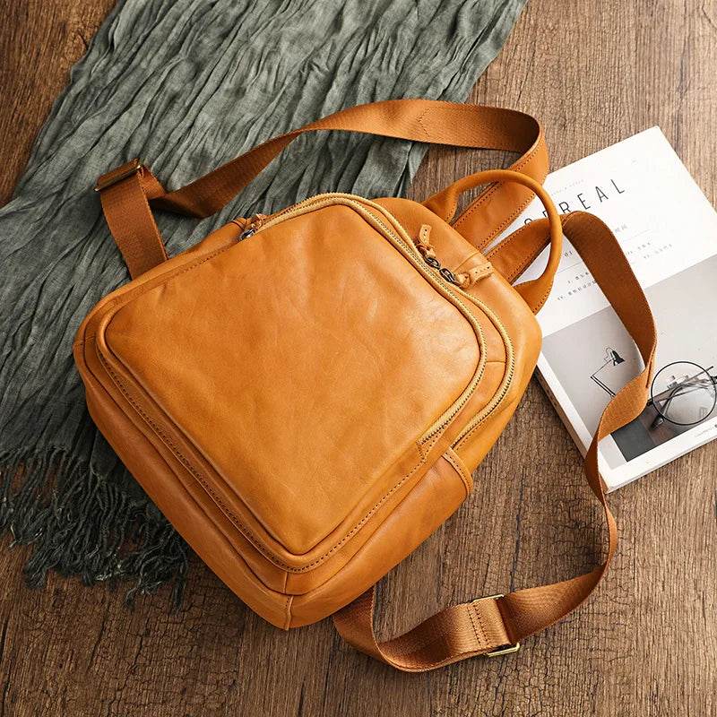 Luxury Designer Leather Backpack for Women Travel School Bag - VacationGrabs