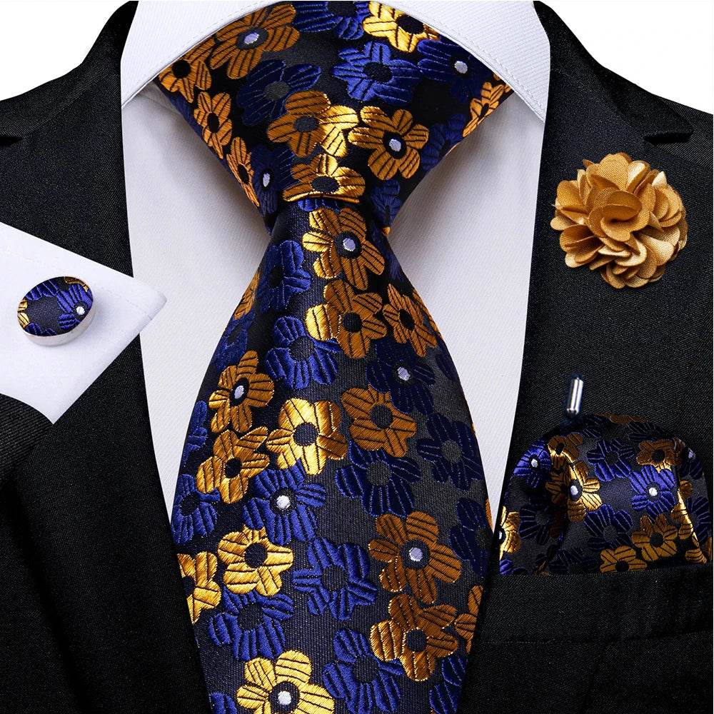 Silk Tie Sets for Men - Daring Patterns - VacationGrabs