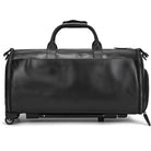 Large Capacity Leather Trolley Bag – Rolling Business Handbag - VacationGrabs