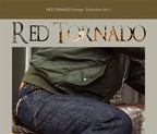 Red Tornado Selvedge Denim Jeans Loose Fit Straight Leg Pants Amekaji
