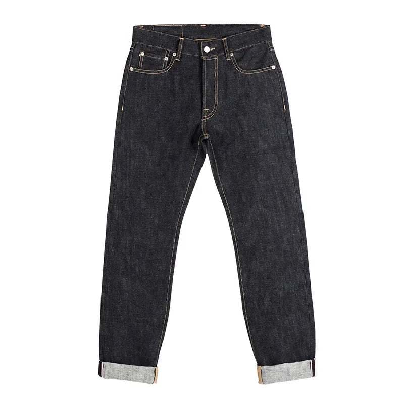 Red Tornado Slim Fit Men's Jeans Selvage Denim Pants Blue Onewash