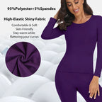 Women's 2-Pack Fleece Lined Thermal Base Layer Set