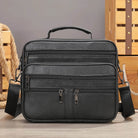 Soft Cowhide Leather Messenger Crossbody Bag for Men - VacationGrabs