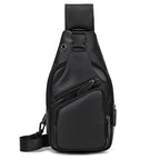 Men's Vintage Genuine Leather Crossbody Sling Bag