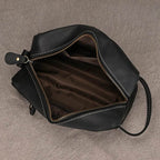 Genuine Leather Clutch Bag with Zipper for Men & Women - VacationGrabs