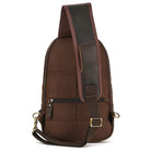 High-Quality Chest Bag USB Men Shoulder Sling Cowhide Leather - VacationGrabs