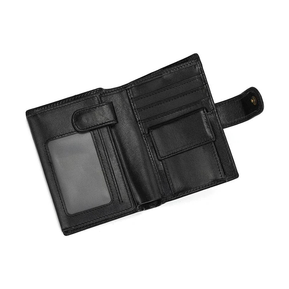 High-Quality Men’s Coin Purse for Credit Cards Leather Short Wallet - VacationGrabs