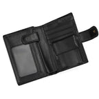Retro Anti-Theft Men’s Leather Wallet Clip Purse with Card Holder - VacationGrabs