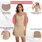 Lace Camisole Body Shaper Dress - Tummy Control & Butt Lift