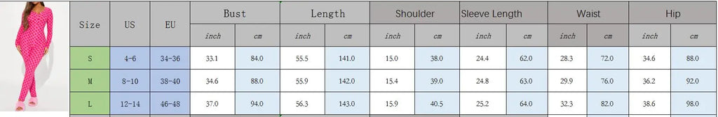 VacationGrabs Women Valentines Sexy Heart Print Long Sleeve Slim Fit Romper Pajamas Holiday Bodycon Button Up Jumpsuit Cute Pjs