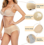 Padded Butt Lifter Shapewear Panties, High Waist Control