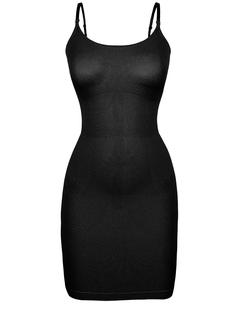 Women's Full Slip Shapewear Bodysuit - Tummy Control & Butt Lifter