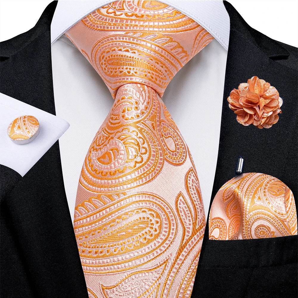 Silk Tie Sets for Men - Daring Patterns - VacationGrabs