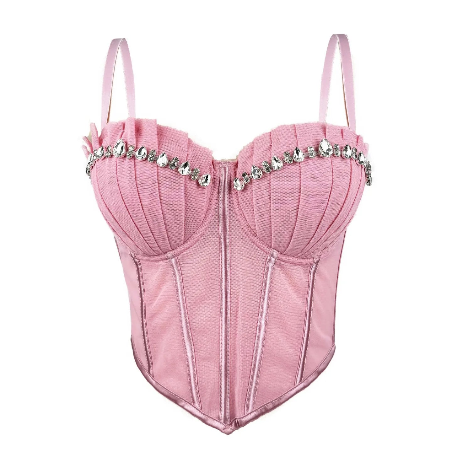 VacationGrabs Alluring Clubwear Bustier Shirt with
