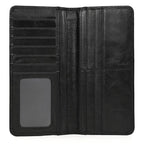 Multi-Slot Clutch Purse for Women Leather Evening Card Wallet - VacationGrabs
