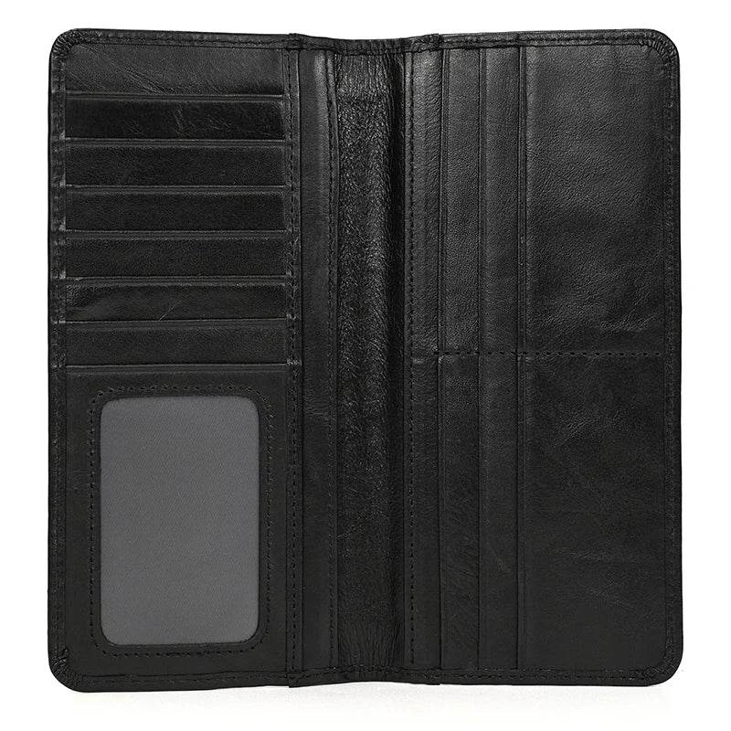 Multi-Slot Clutch Purse for Women Leather Evening Card Wallet - VacationGrabs