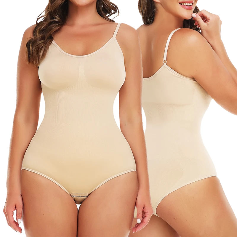 Women's Seamless Tummy Control Bodysuit Shapewear