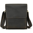 Genuine Leather Men’s Shoulder Bag Casual Crossbody Messenger Bag - VacationGrabs