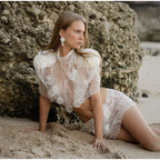 Chic Two-Piece Glitter Resort Outfit - Chic Vacation Wear