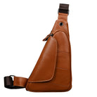 Casual Men’s Shoulder Bag Genuine Leather Crossbody Sling Bag - VacationGrabs