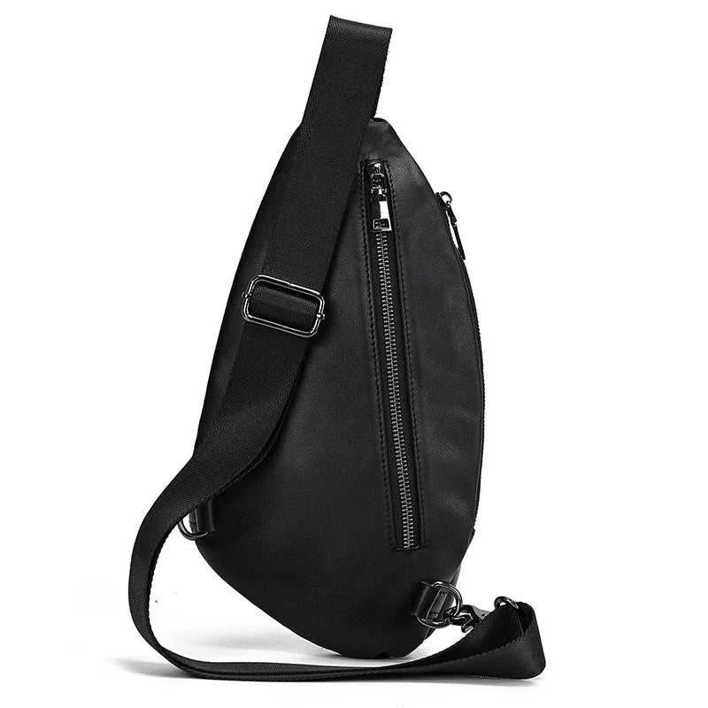 Genuine Leather Sling Bag for Men | Crossbody Chest Pack