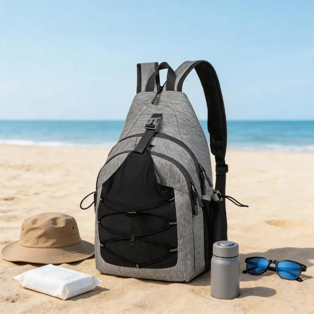 36-55L Oxford Hiking Backpack Rucksack for Camping, Unisex