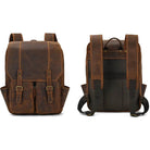 Fashion Crocodile Leather Men’s Backpack Casual Travel Bag - VacationGrabs
