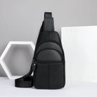 Men's Leather Chest Bag Crossbody Sling Travel Business Bag - VacationGrabs