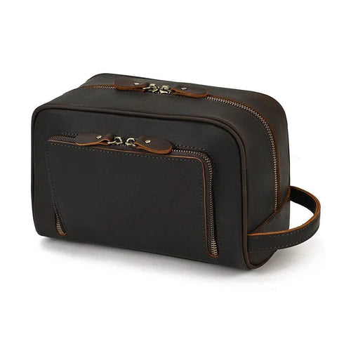 Luxury Crazy Horse Leather Clutch Bag Handbag 2021 Design - VacationGrabs