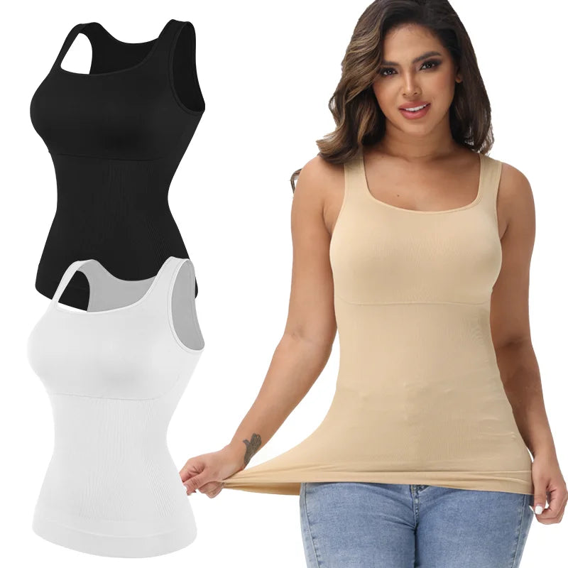 Firm Tummy Control Shaping Camisole & Waist Trainer Tank