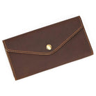 Genuine Leather Clutch Purse for Women & Men Retro Fashion Envelope Bag - VacationGrabs