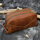 Designer Genuine Leather Travel Wash Bags & Makeup Clutches - VacationGrabs